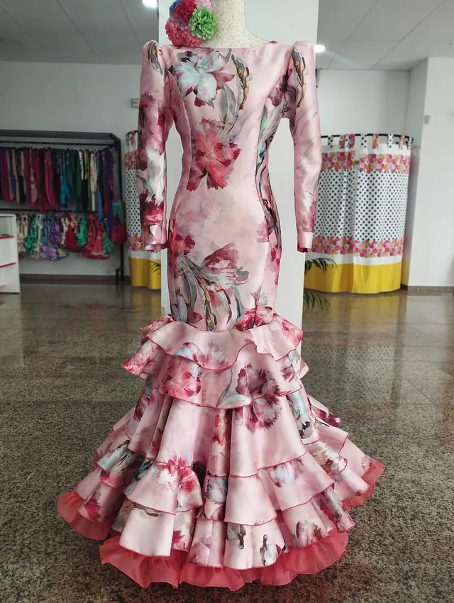 Creaciones Noli vestido de flamenca estampado